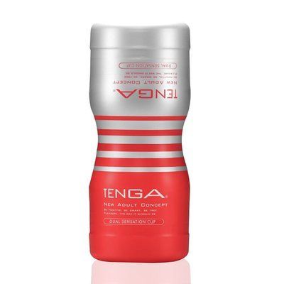Мастурбатор Tenga Dual Sensation Cup двосторонній, із двома незалежними каналами SO4548 фото