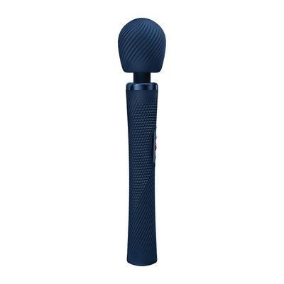 Вібромасажер, суперпотужний та легкий, до 6 годин роботи - Fun Factory VIM Vibrating Wand Nightblue SX3660 фото