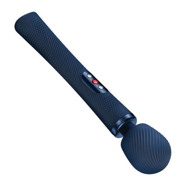 Вібромасажер, суперпотужний та легкий, до 6 годин роботи - Fun Factory VIM Vibrating Wand Nightblue SX3660 фото