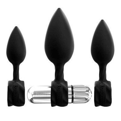 Набір анальних вібропробок, діаметр 2,5см 3,1см 3,8см - Bathmate Anal Training Plugs VIBE SO3360 фото