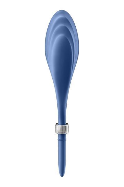 Ерекційне віброкільце-ласо, 10 режимів, потужний мотор Satisfyer Duelist Blue SO6275 фото