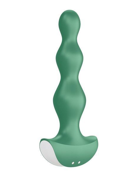 Анальний стимулятор-намистини з двома моторами - Satisfyer Lolli-Plug 2 Green SO4926 фото