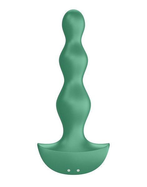 Анальний стимулятор-намистини з двома моторами - Satisfyer Lolli-Plug 2 Green SO4926 фото