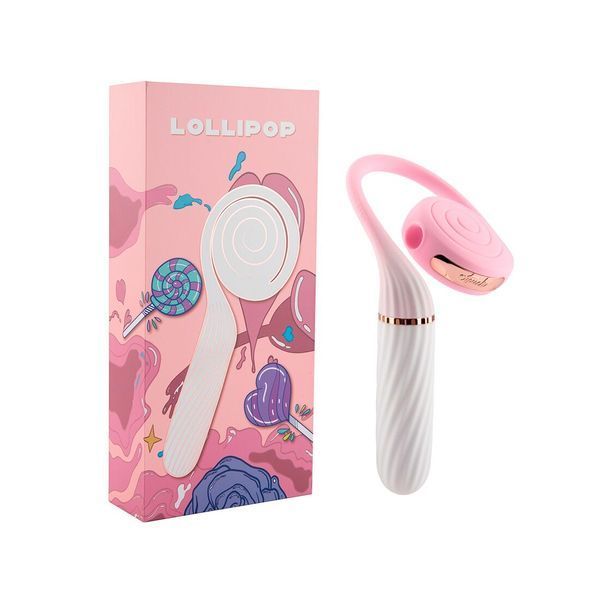 Пульсатор з вакуумною стимуляцією Otouch LOLLIPOP Pink SO9400 фото
