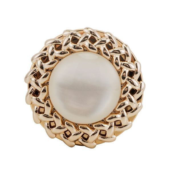 Анальна пробка золотого кольору, діаметр 2,3 см - LOCKINK SEVANDA Pearl Pear-shape Anal Plug No. 1 SX0887 фото