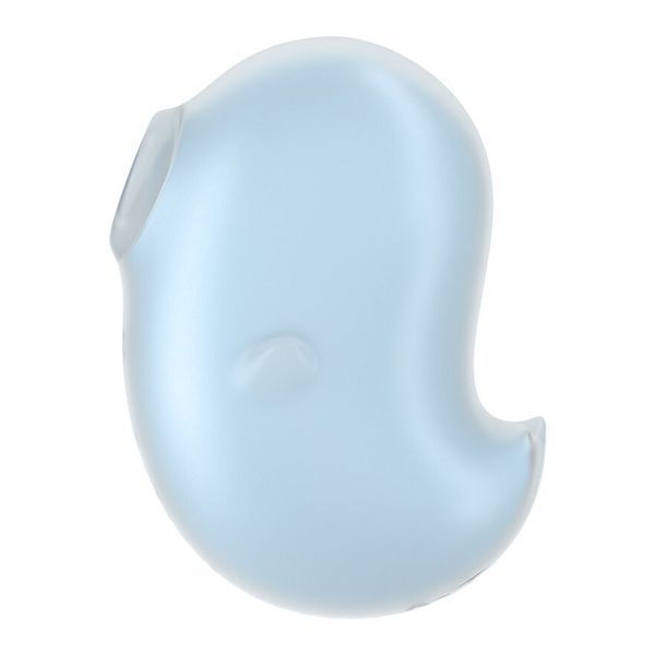 Вакуумний кліторальний стимулятор із вібрацією Satisfyer Cutie Ghost Blue SX0572 фото