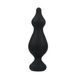 Анальна пробка розмір L, макс. діаметр 4,4 см, з двома переходами - Adrien Lastic Amuse Big Black L AD20269 фото 1