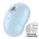 Вакуумний кліторальний стимулятор із вібрацією Satisfyer Cutie Ghost Blue SX0572 фото 1