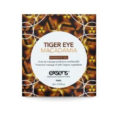 Пробник масажної олії, фруктово-квітковий аромат EXSENS Tiger Eye Macadamia (3 мл) SO2385 фото