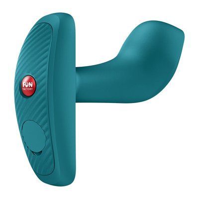 Анальна вібропробка 2,6 см зелена - Fun Factory Bootie Vibe Bottle Green SX3713 фото