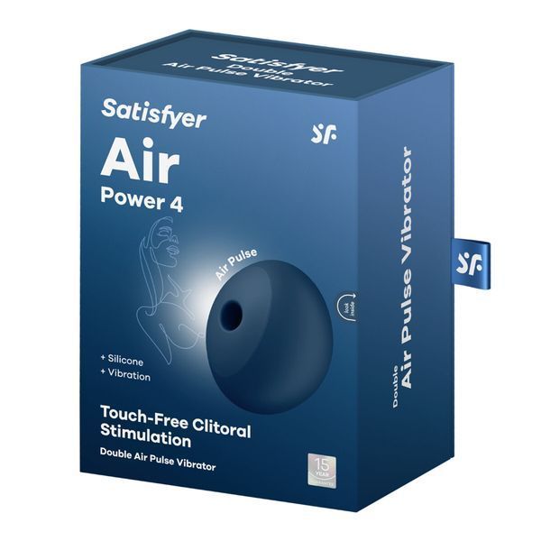 Вакуумний стимулятор з вібрацією, потужний та тихий - Satisfyer Air Power 4 SX2172 фото