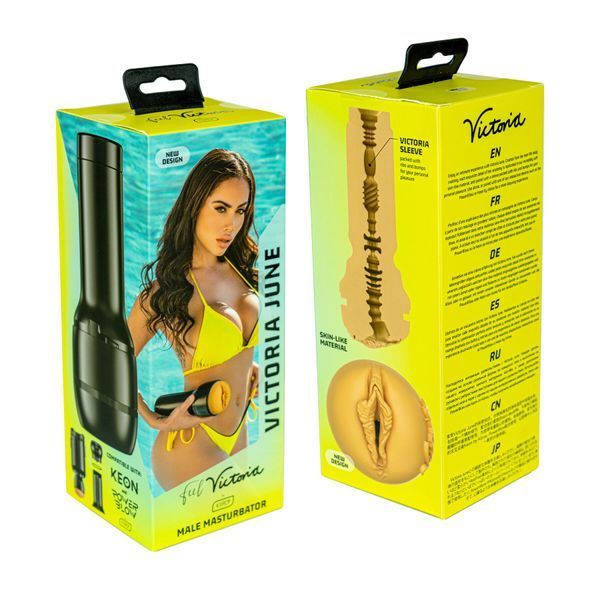 Мастурбатор Kiiroo Feel Victoria June PBC, сумісний з PowerBlow, Control та Keon, копія вагіни порнозірки SX1235 фото