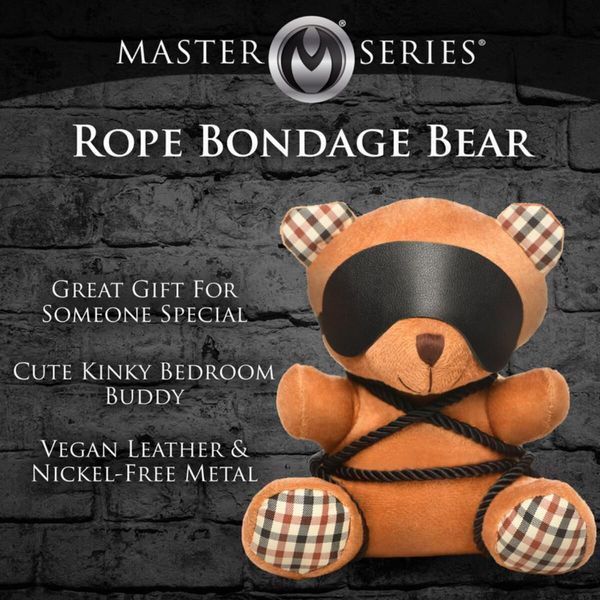 Іграшка плюшевий ведмідь ROPE Teddy Bear Plush, 22x16x12 см SO9816 фото