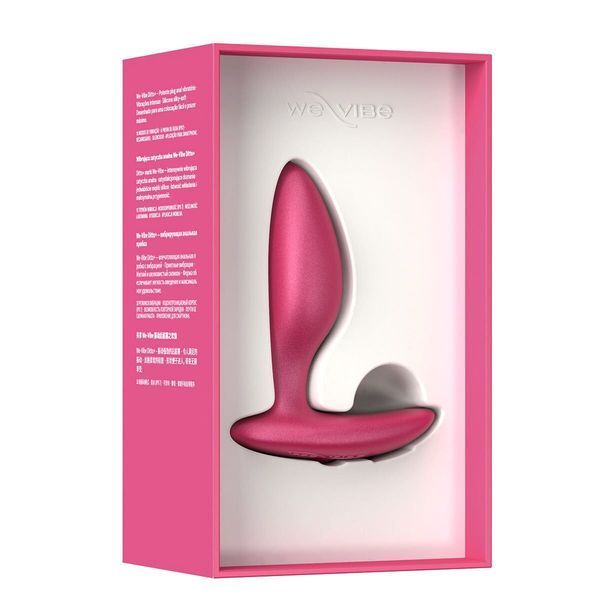 Анальна смарт-вібропробка з пультом ДК - We-Vibe Ditto+ Cosmic Pink SX0519 фото