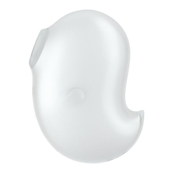 Вакуумний кліторальний стимулятор із вібрацією Satisfyer Cutie Ghost White SX0573 фото