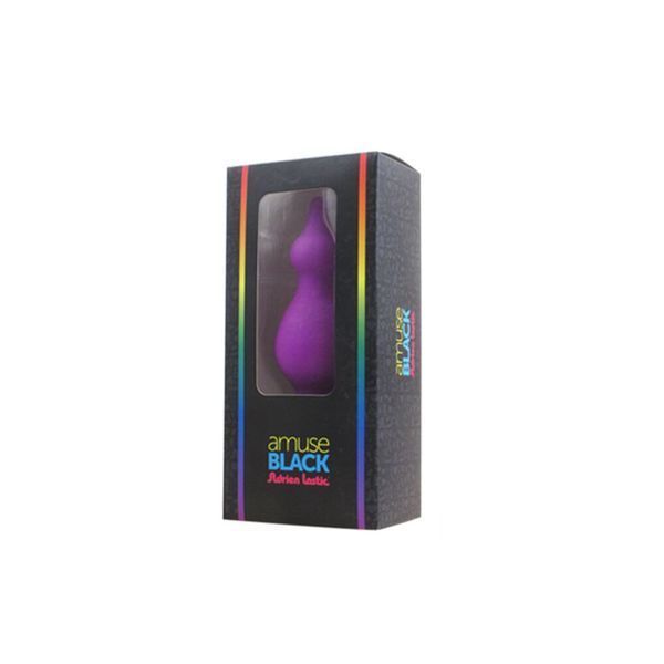 Анальна пробка розмір М, макс. діаметр 3,6 см, з двома переходами - Adrien Lastic Amuse Medium Purple M AD20273 фото