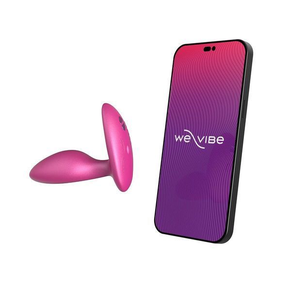 Анальна смарт-вібропробка з пультом ДК - We-Vibe Ditto+ Cosmic Pink SX0519 фото