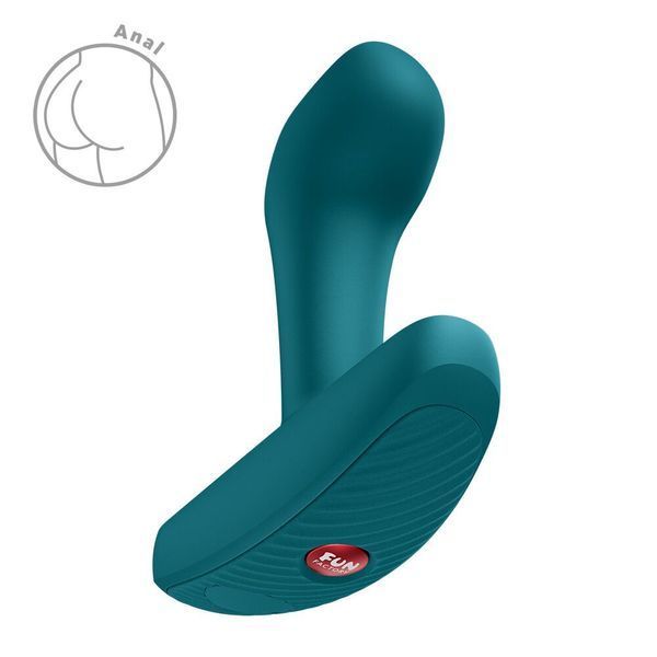 Анальна вібропробка 2,6 см зелена - Fun Factory Bootie Vibe Bottle Green SX3713 фото