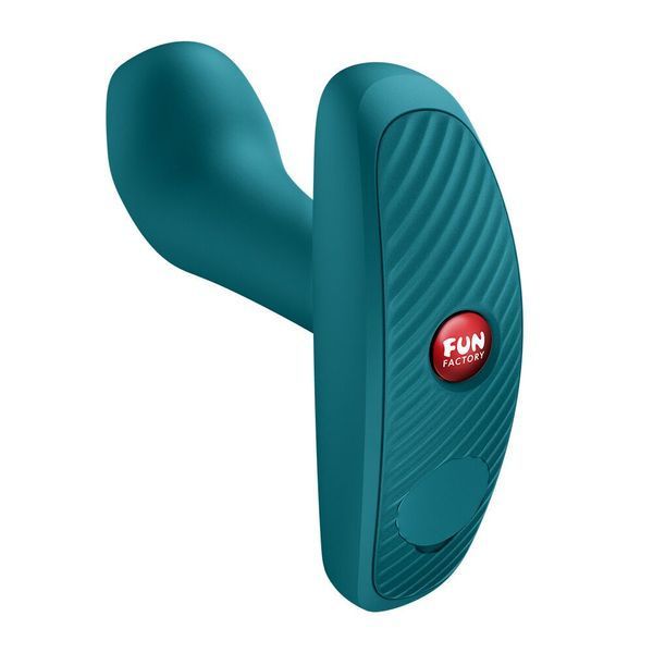Анальна вібропробка 2,6 см зелена - Fun Factory Bootie Vibe Bottle Green SX3713 фото