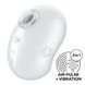 Вакуумний кліторальний стимулятор із вібрацією Satisfyer Cutie Ghost White SX0573 фото 1