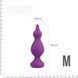 Анальна пробка розмір М, макс. діаметр 3,6 см, з двома переходами - Adrien Lastic Amuse Medium Purple M AD20273 фото 2
