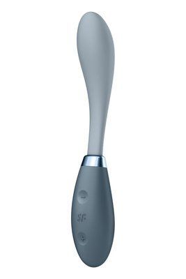 Вібратор Satisfyer G-Spot Flex 3 Grey, гнучкий стовбур із фіксацією положення SO6727 фото