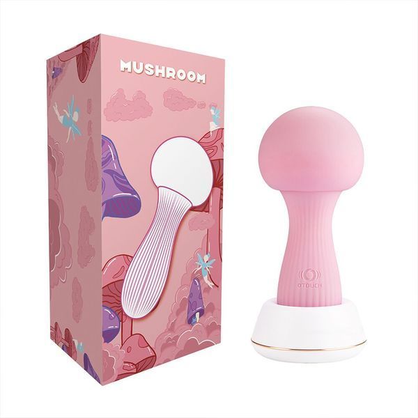 Вібромасажер Otouch MUSHROOM Pink, 7 режимів, функція нічника, технологія &laquo;старт-стоп&raquo; SO9426 фото
