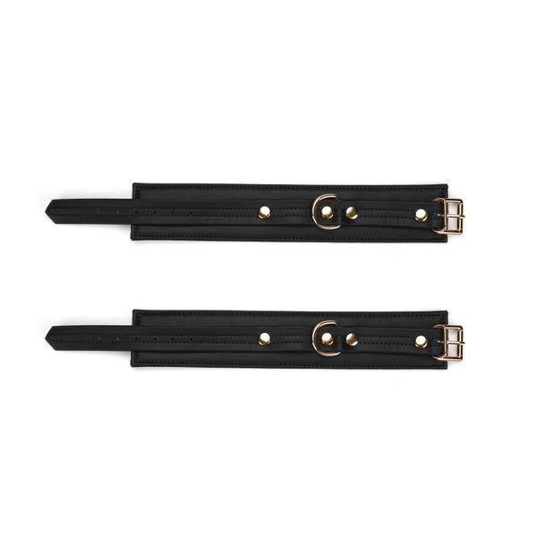 Поножі Liebe Seele Black Organosilicon Anklecuffs SO9486 фото