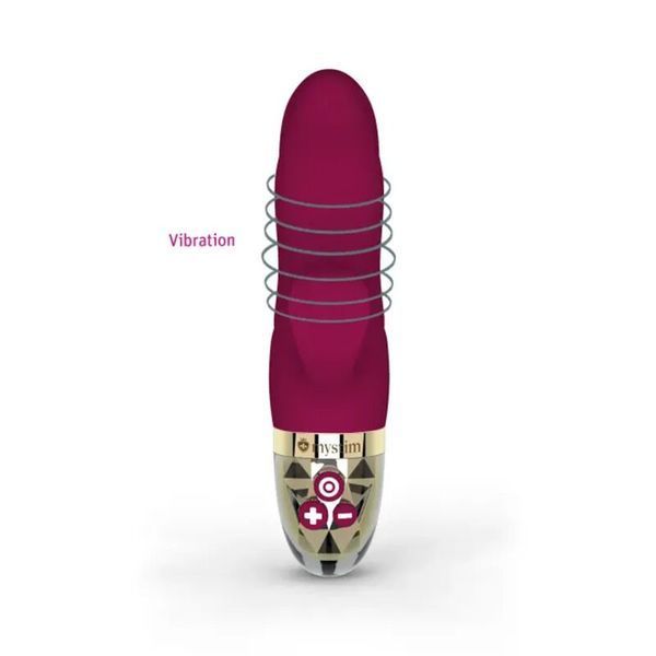 Вібратор-кролик, потужний мотор, 8 режимів - Mystim Hop Hop Bob Fuchsia SO8137 фото
