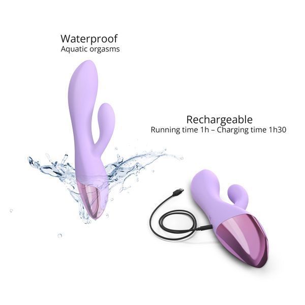 Вібратор-кролик - Love To Love FUNKY BUNNY VIVA MAUVE SO8684 фото