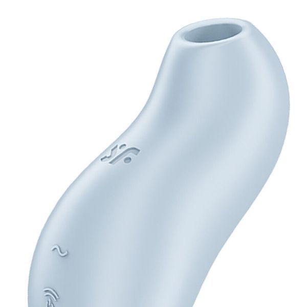 Вакуумний кліторальний стимулятор із вібрацією Satisfyer Pocket Pro 1 Blue SX0574 фото