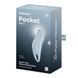 Вакуумний кліторальний стимулятор із вібрацією Satisfyer Pocket Pro 1 Blue SX0574 фото 5