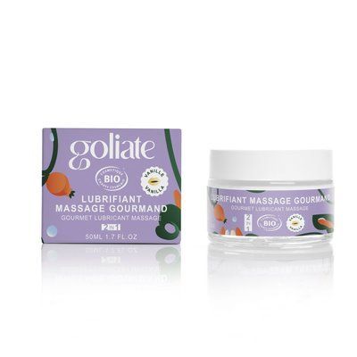 Масажна олія-лубрикант з ароматом та смаком ванілі Goliate Couple Gourmand Vanille 50 мл SX3012 фото