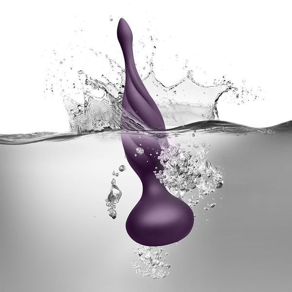 Анальна вібропробка з пультом ДК, фіолетова - Rocks Off Petite Sensations Discover Purple SO5977 фото