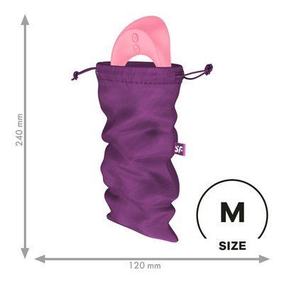 Мішечок для зберігання секс-іграшок Фіолетовий 24см х 12см Satisfyer Treasure Bag M Violet SX0547 фото