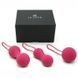 Набір вагінальних кульок Je Joue - Ami Fuchsia, діаметр 3,8-3,3-2,7см, вага 54-71-100гр SO3044 фото 2