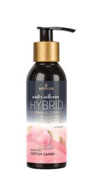 Змазка водно-силіконова Солодка вата, можна для оральних пестощів - Sensuva Hybrid Cotton Candy (125 мл) SO3246 фото