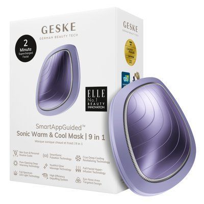 Ультразвукова маска тепло та холод GESKE Sonic Warm&Cool Mask 9в1 purple HB0101 фото