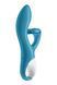 Вібратор-кролик із потрійним відростком, 2 мотори, діаметр 3,6 см - Satisfyer Embrace me Turquoise SO6284 фото 7