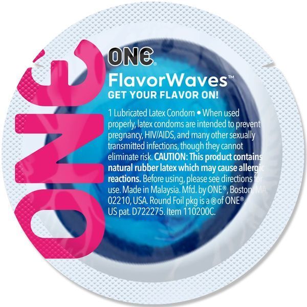 Презерватив зі смаком М'ятний шоколад ONE FlavorWaves Mint Chocolate 1 шт SX0749 фото