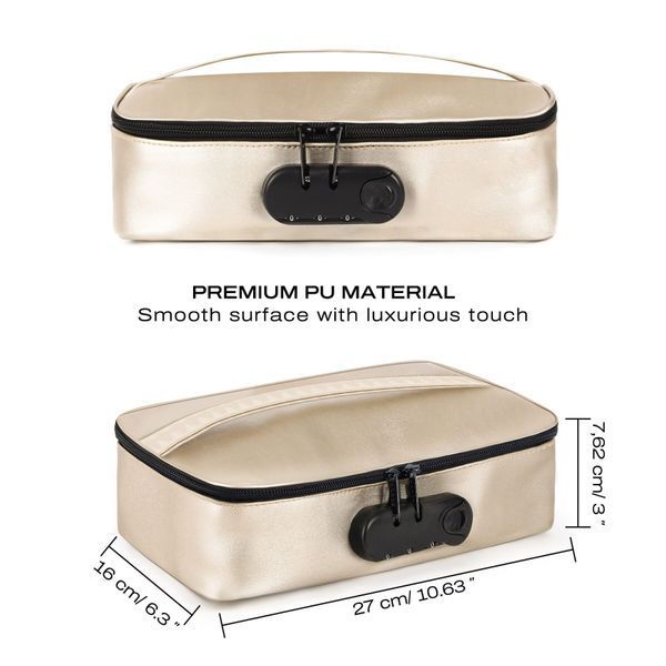 Кейс для секс-іграшок, розкішний золотий Dorcel DISCREET BOX LUXURY GOLD SX1109 фото