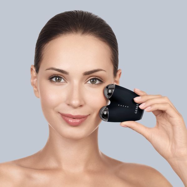 Мікрострумовий підтягувач обличчя GESKE MicroCurrent Face-Lifter 6в1 black HB0135 фото