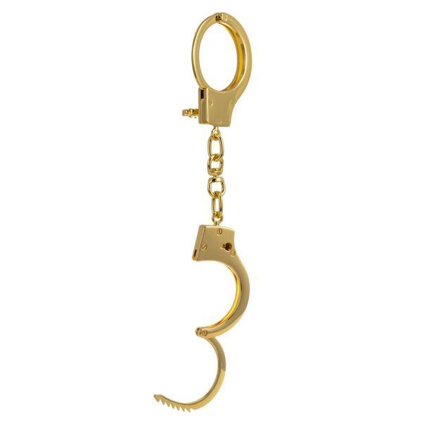 Металеві наручники в розкішному золотому кольорі - LOCKINK Pretty-sub Handcuffs SX0896 фото