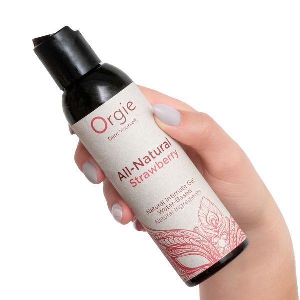 Лубрикант зі смаком Полуниця, на водній основі &ndash; Orgie All-Natural Strawberry (150 мл) SX1496 фото