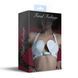 Ліф Серце з натуральної шкіри Feral Feelings - Hearts Bra White SO9415 фото 2
