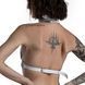 Ліф Серце з натуральної шкіри Feral Feelings - Hearts Bra White SO9415 фото 3