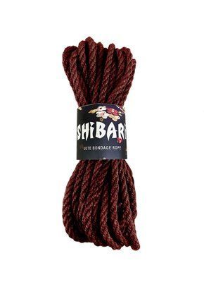 Джутова мотузка для шибарі Feral Feelings Shibari Rope, 8 м коричнева SX2516 фото