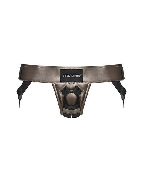 Трусики для страпону Strap-On-Me Leatherette Harness CURIOUS SO4508 фото