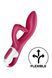 Вібратор-кролик із потрійним відростком, 2 мотори, діаметр 3,6 см - Satisfyer Embrace me Berry SO6285 фото 3