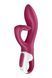 Вібратор-кролик із потрійним відростком, 2 мотори, діаметр 3,6 см - Satisfyer Embrace me Berry SO6285 фото 1